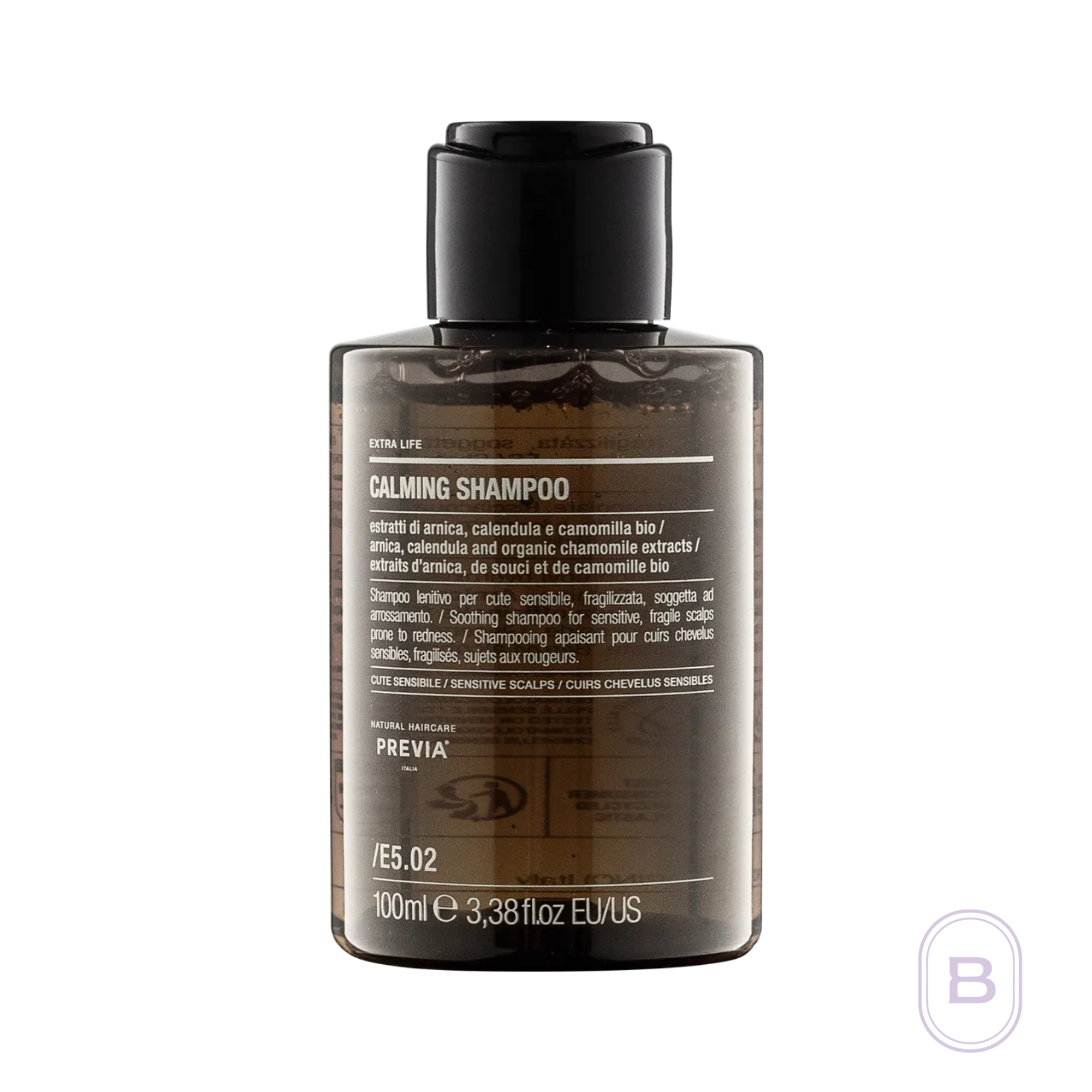 PREVIA E5.02 Calming Shampoo | Beauty Matters
