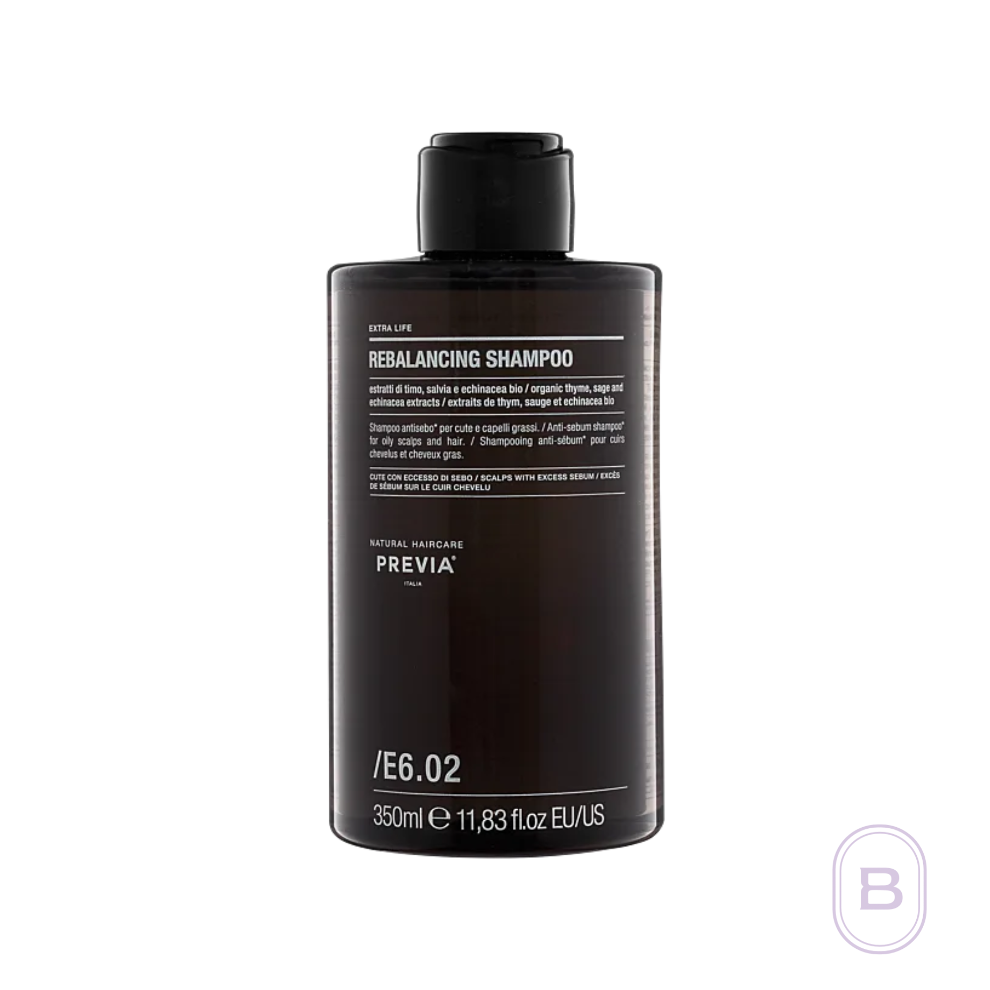 PREVIA 6.02 Rebalancing Shampoo | Beauty Matters