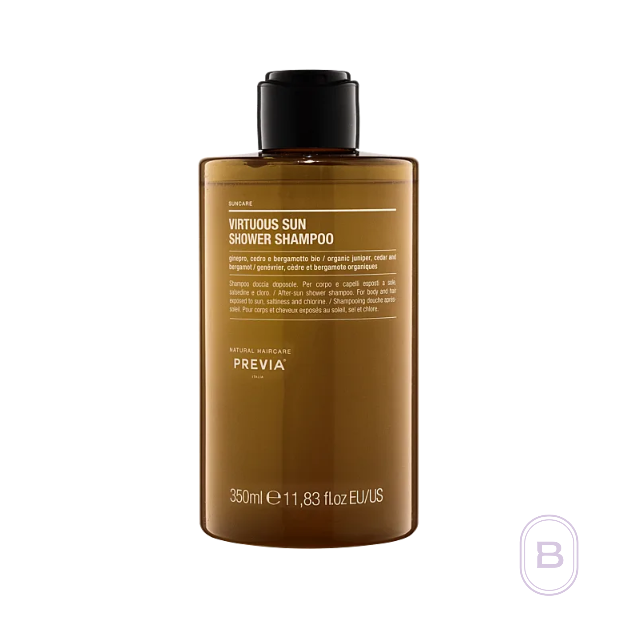 PREVIA Virtuous Sun Shower Shampoo | Beauty Matters