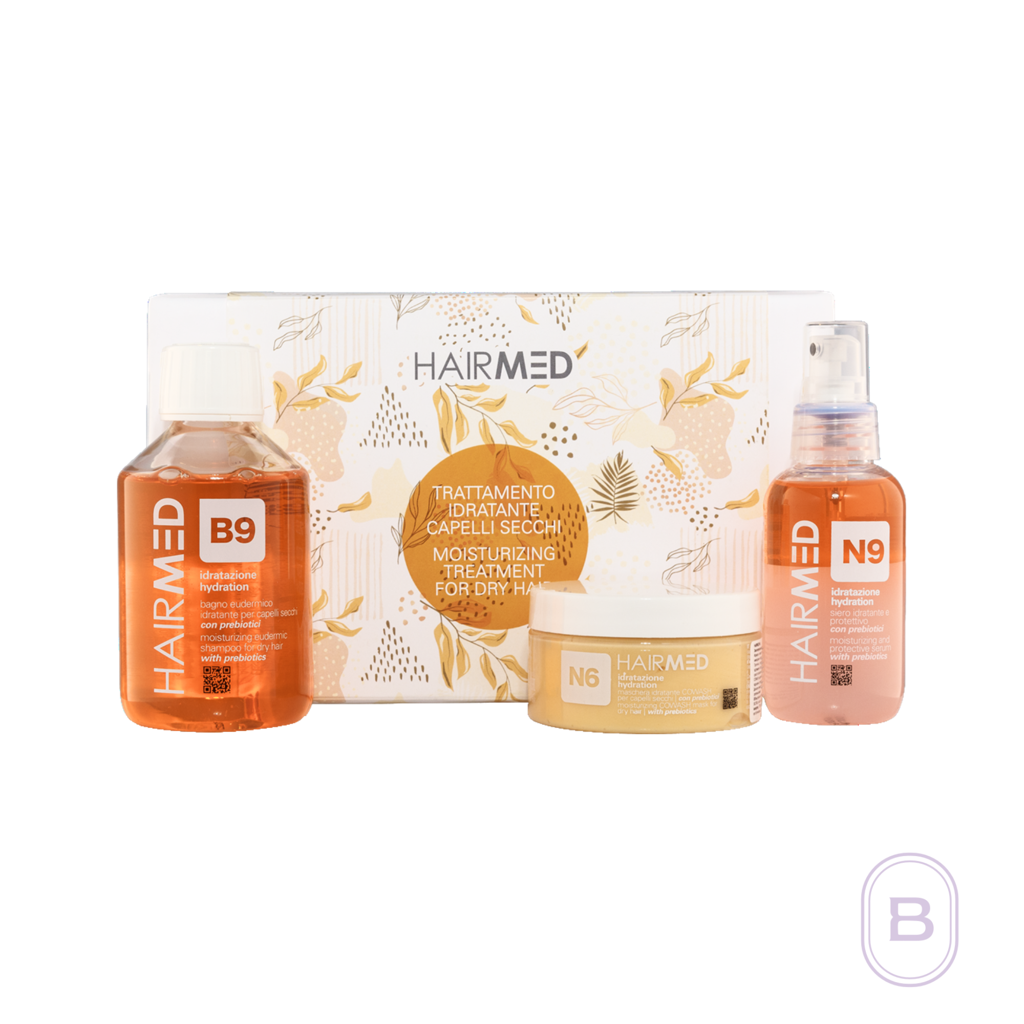 HAIRMED Moisture Set - Shampoo + Mask + Serum