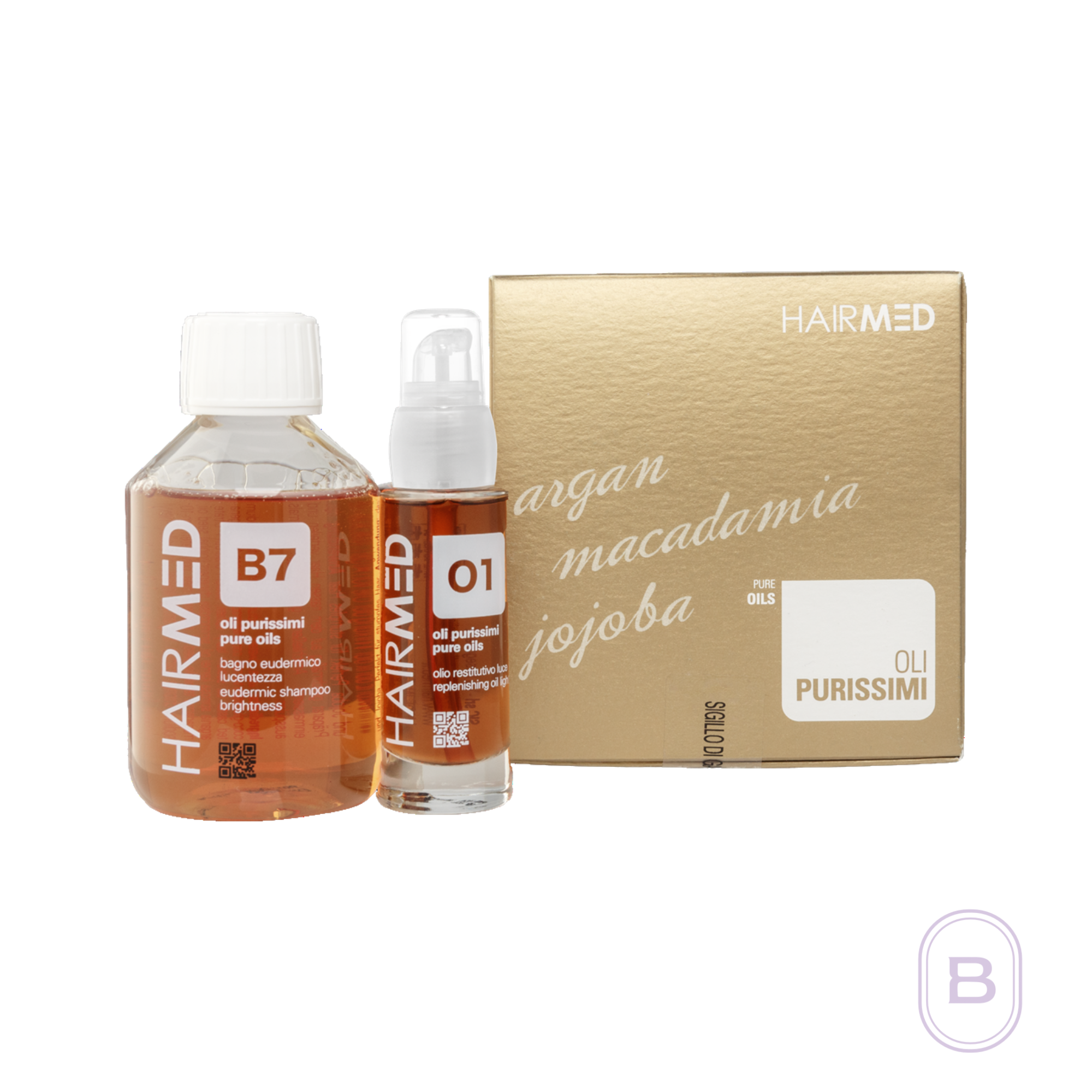 HAIRMED Shine Duo - Shampoo + Oil