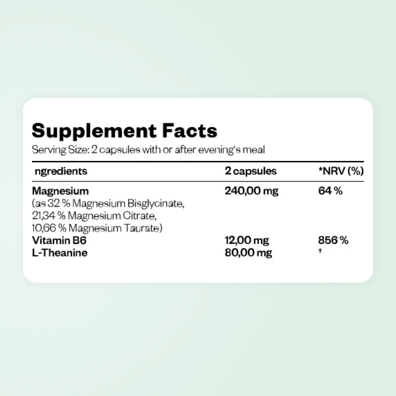 Triple Magnesium