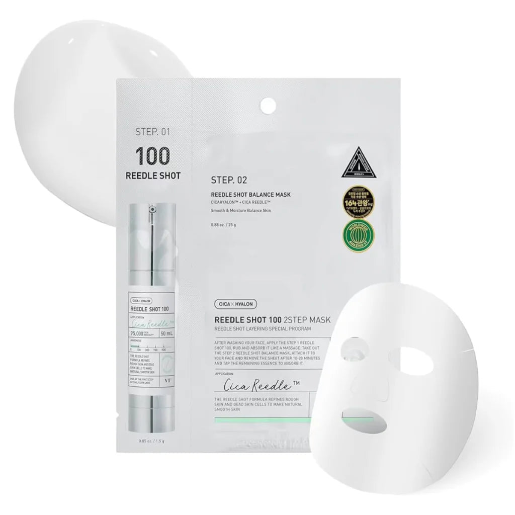 Vt Reedle Shot 100 2-step Mask | Beauty Matters