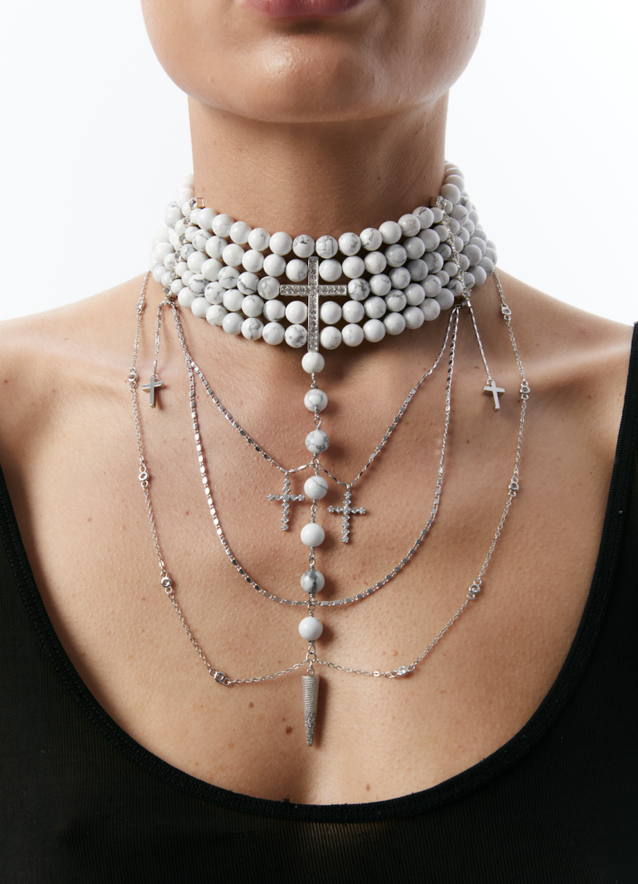 Innocent - Necklace Marble with Silver | Beauty Matters