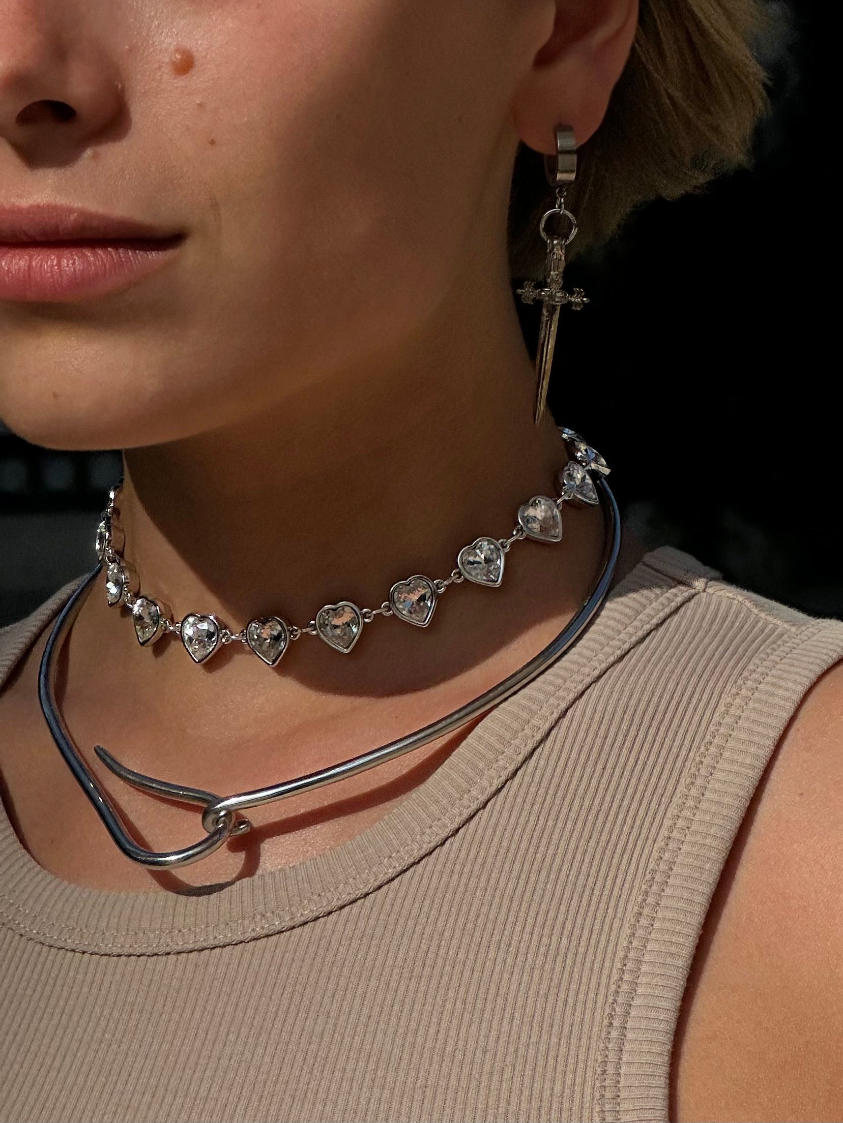 "Loop" Necklace Silver | Beauty Matters