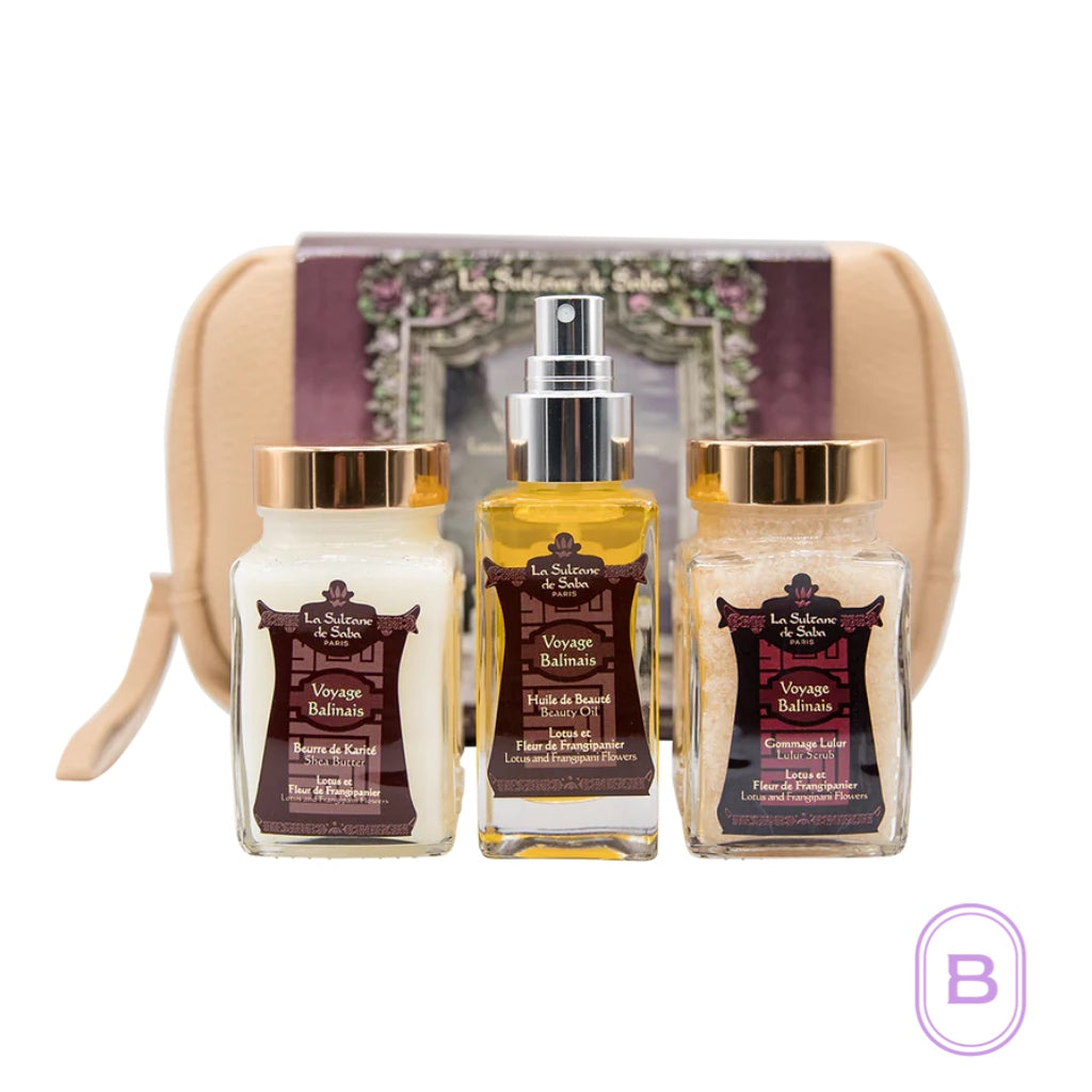 Bali Body Set | Lotus Frangipani with Scrub | Beauty Matters