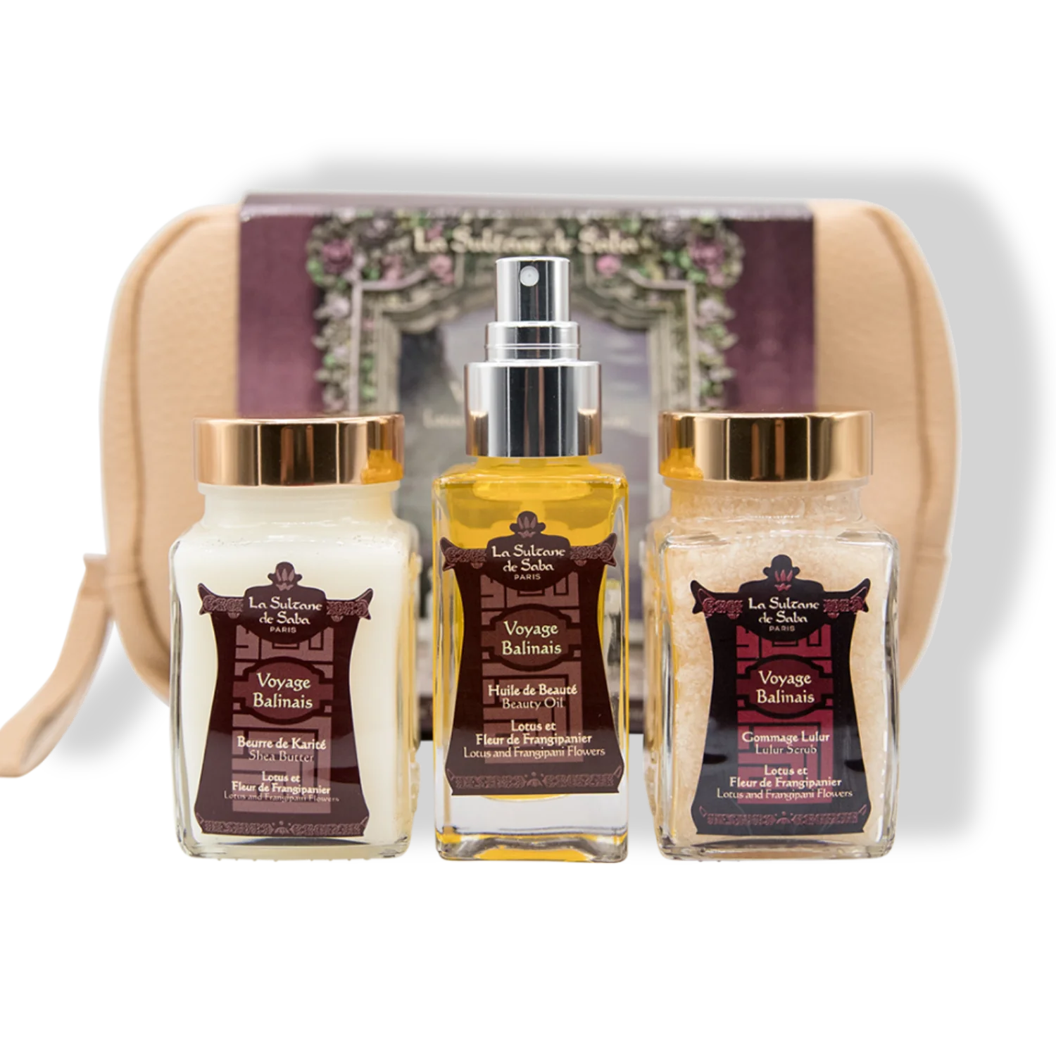 Bali Body Set | Lotus Frangipani with Scrub | Beauty Matters