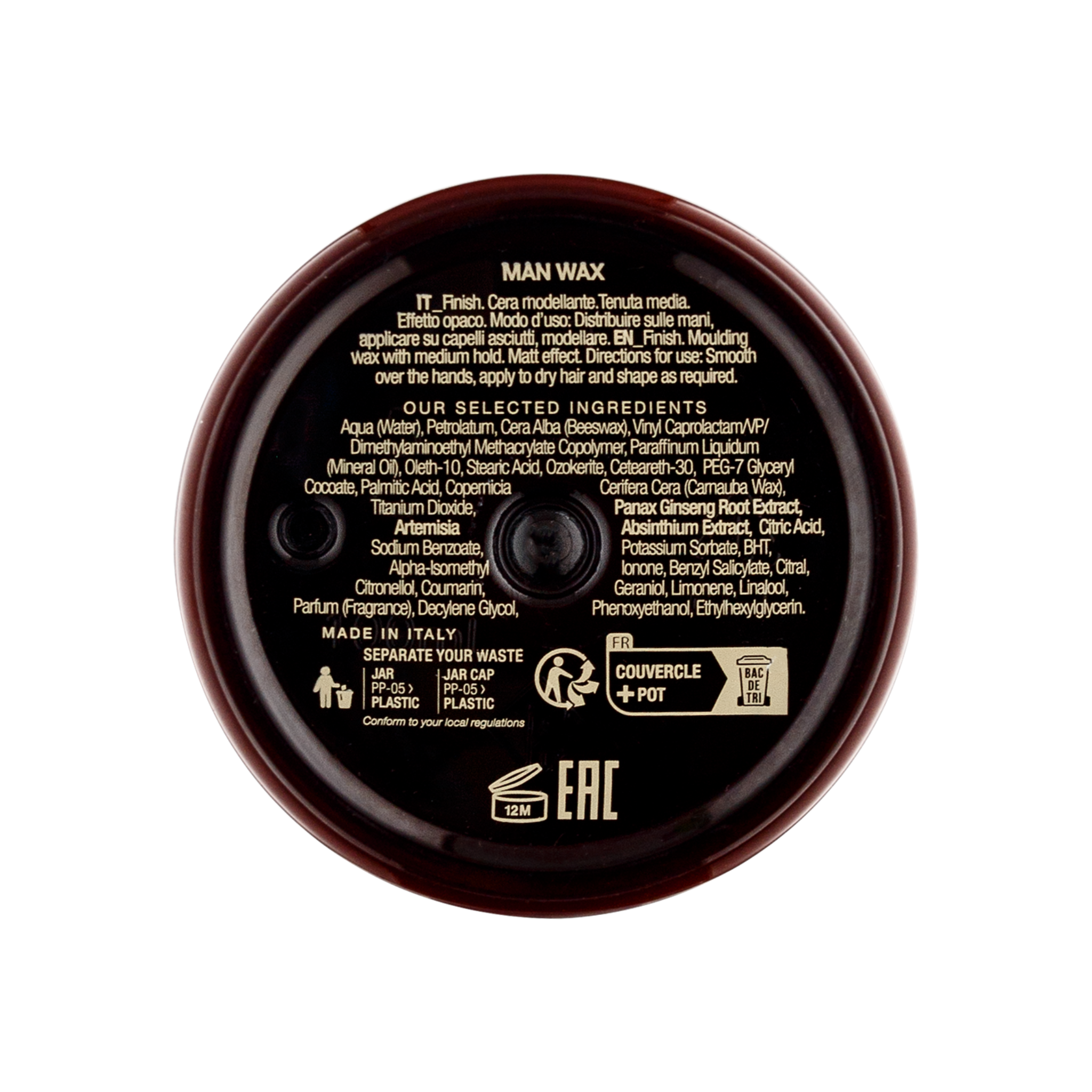 Man Wax Matte Medium Hold | Beauty Matters