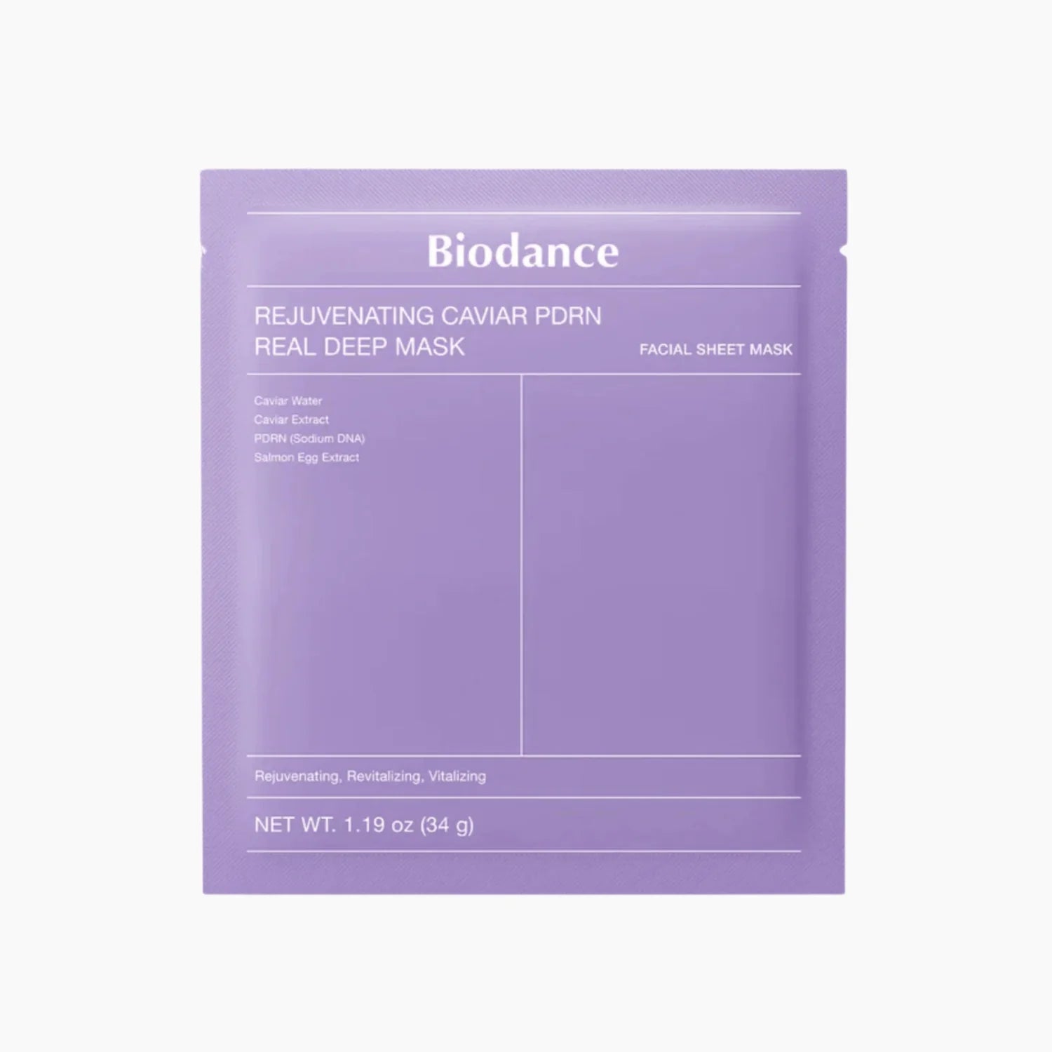 Rejuvenating Caviar PDRN Real Deep Mask | Beauty Matters