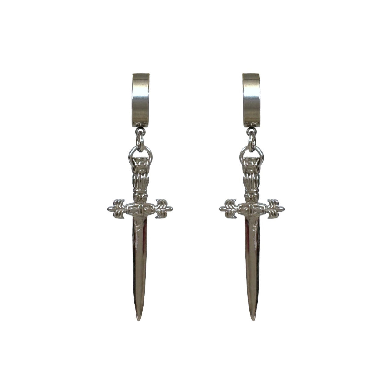 "Sword" Earrings Silver | Beauty Matters