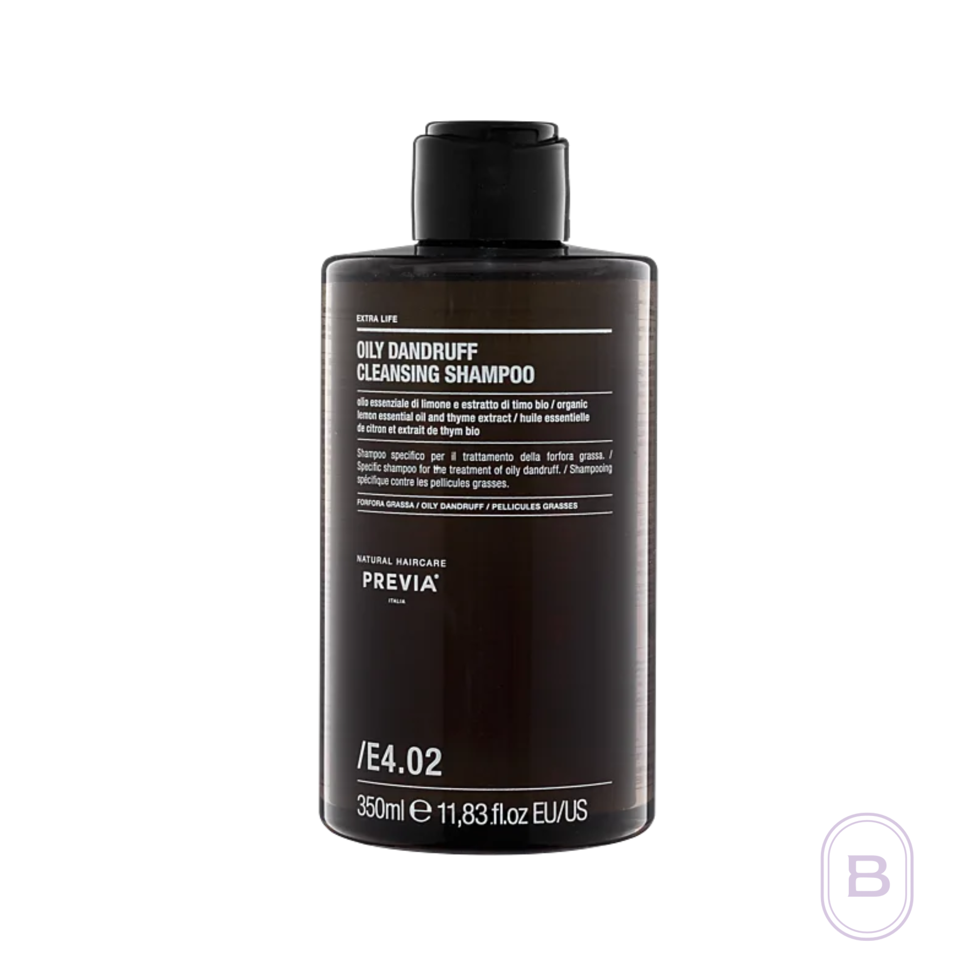PREVIA E4.02 Oily Dandruff Cleansing Shampoo | Beauty Matters