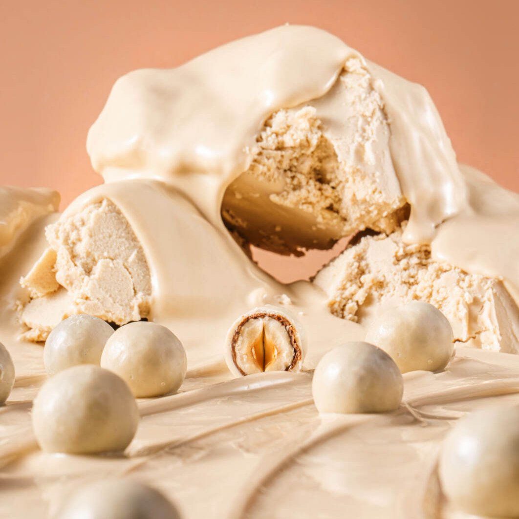 White Chocolate Dragee with Nuts | Beauty Matters