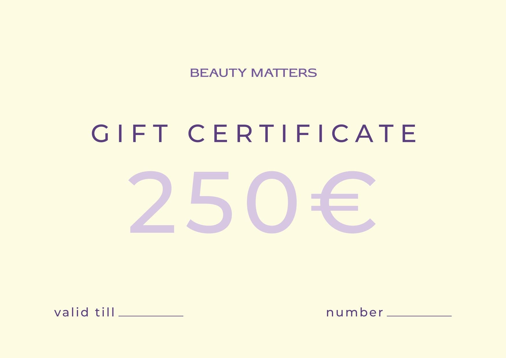 Gift Certificate | Beauty Matters