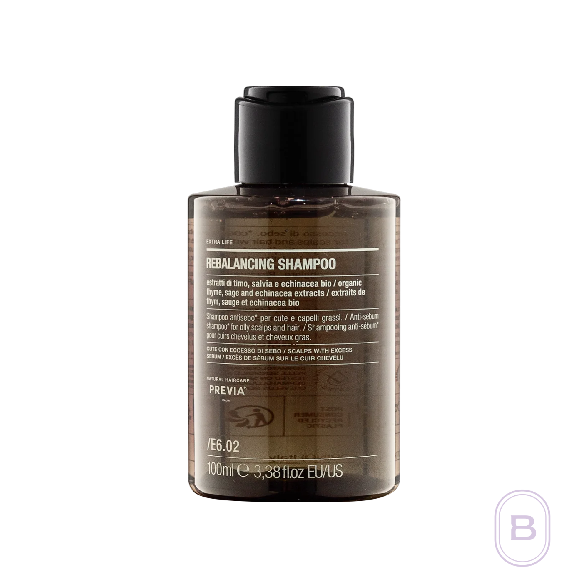 PREVIA 6.02 Rebalancing Shampoo | Beauty Matters