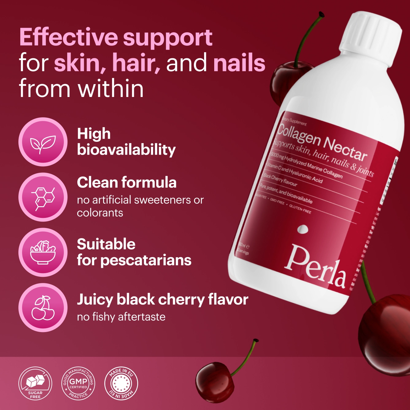Collagen Nectar Black Cherry