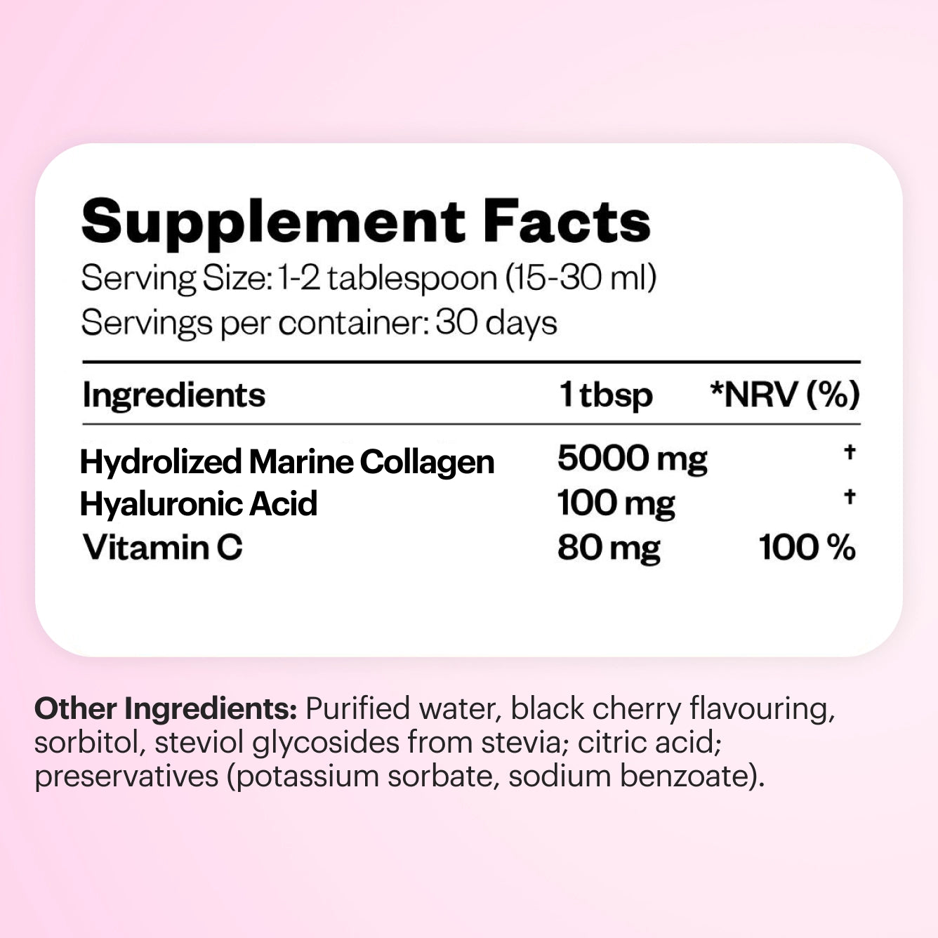 Collagen Nectar Black Cherry