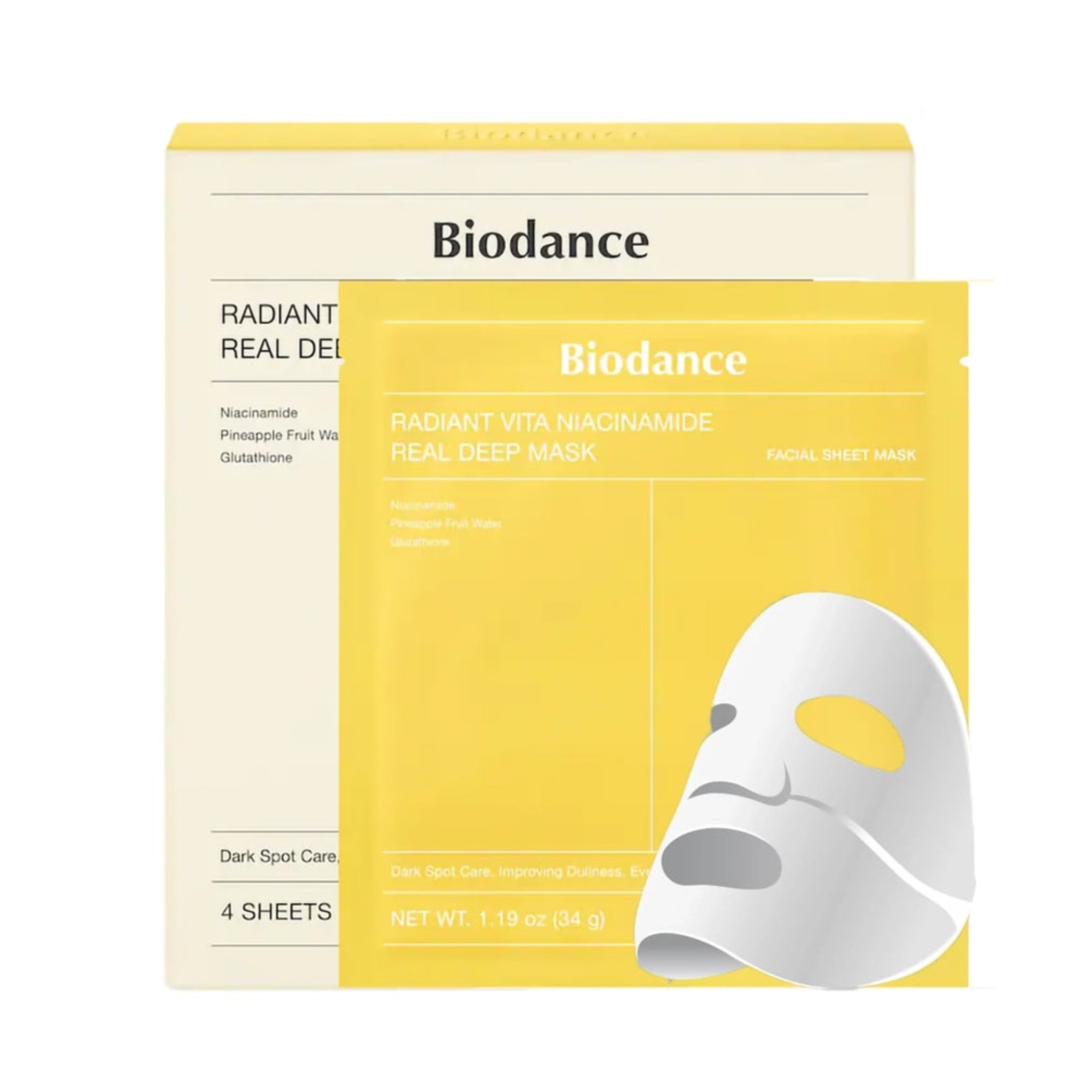 Radiant Vita Niacinamide Real Deep Mask | Beauty Matters