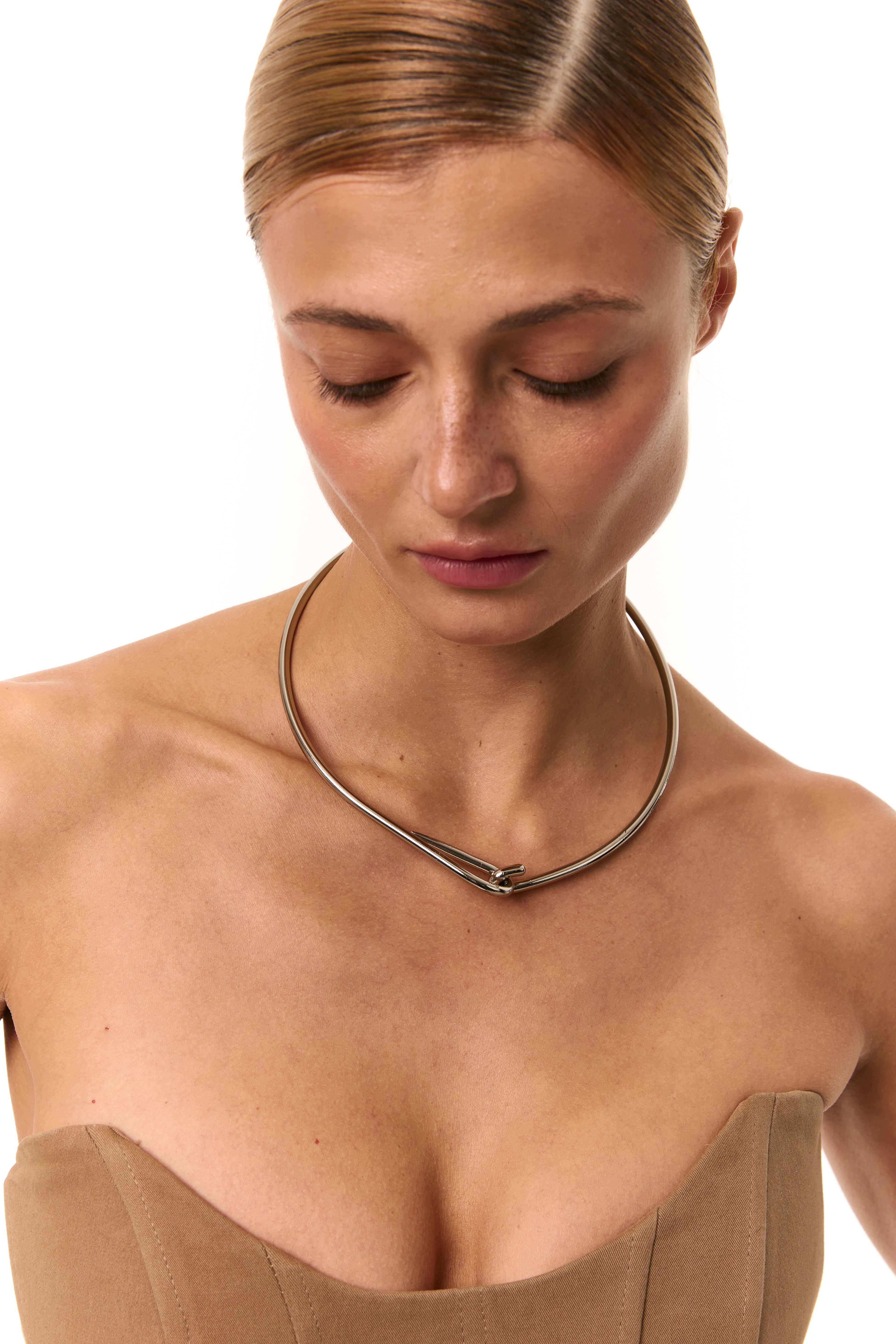 "Loop" Necklace Silver | Beauty Matters