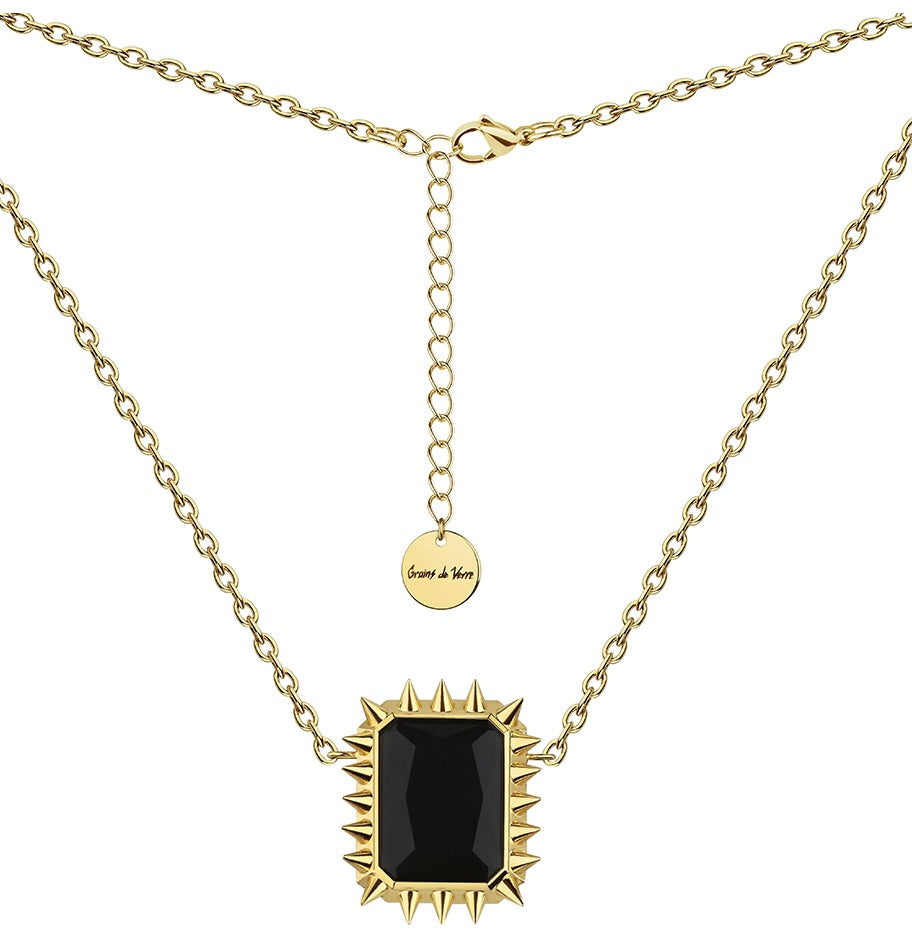 Rue Cambon - Necklace Gold Black | Beauty Matters