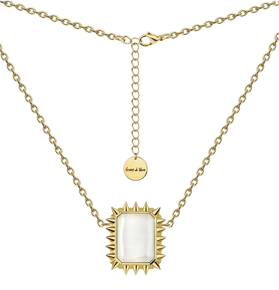 Rue Cambon - Necklace Gold White | Beauty Matters