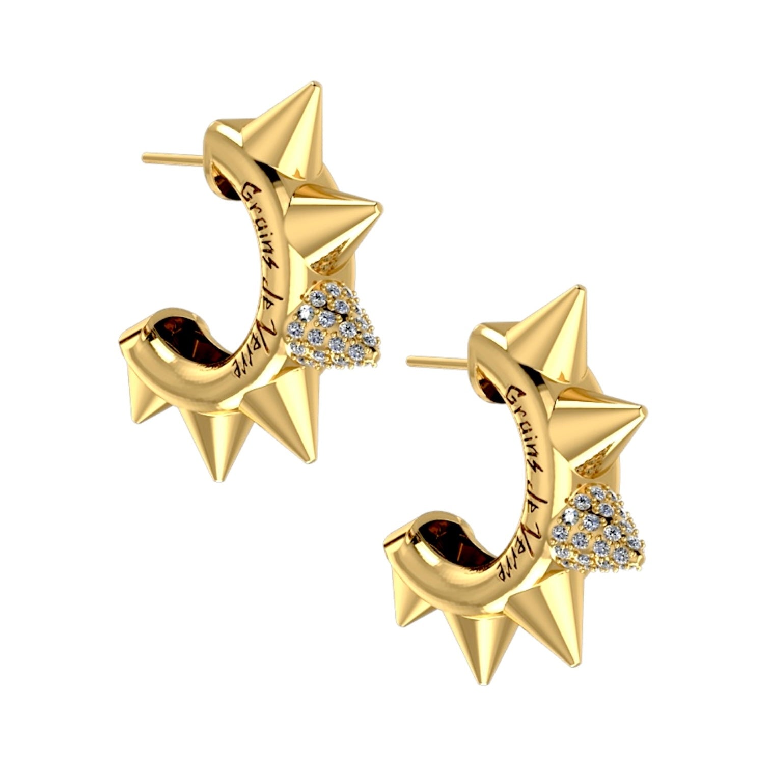 The Thorn - Earrings Gold | Beauty Matters