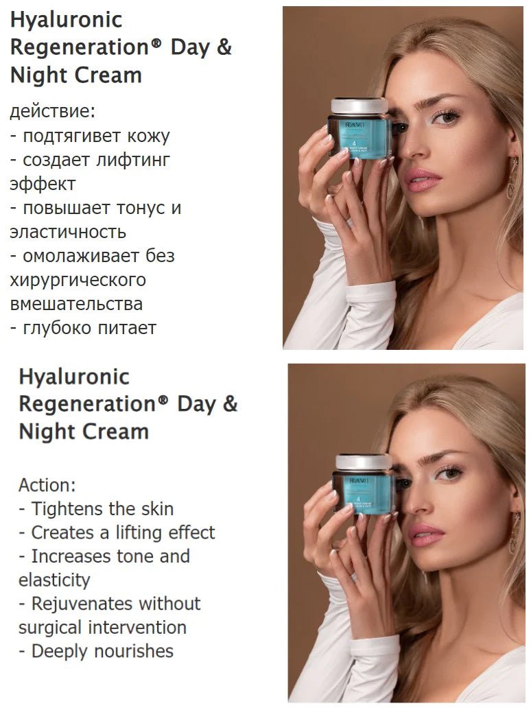 Hyaluronic Regeneration Day & Night Cream | Beauty Matters