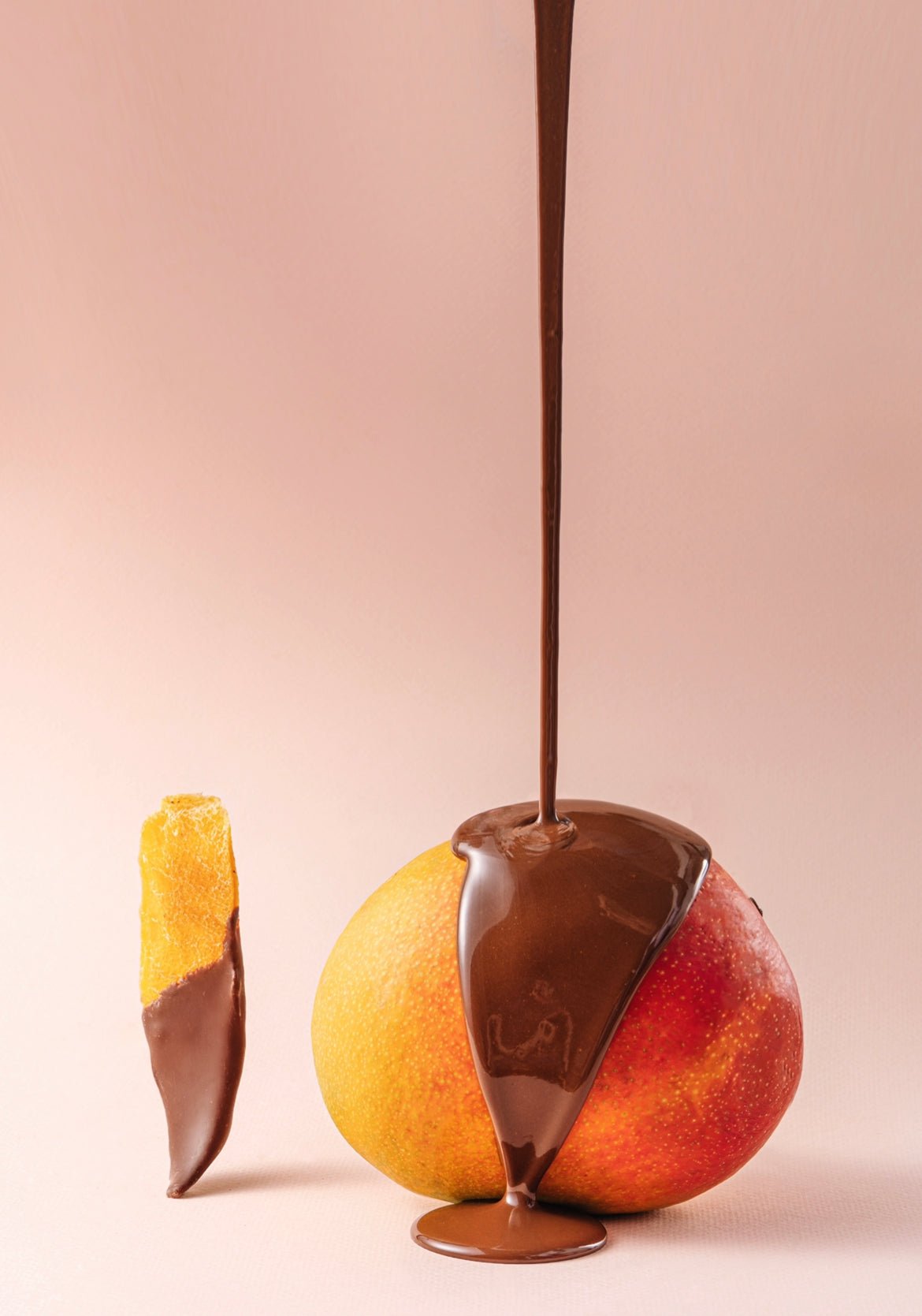 Mango fruits, melon, peach in chocolate - Beauty Matters