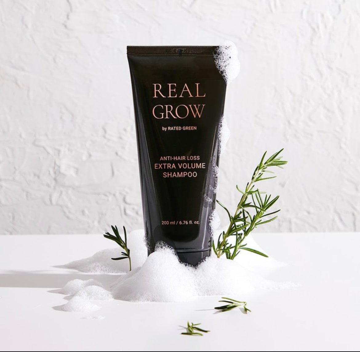 REAL GROW ANTI HAIR LOSS EXTRA VOLUME SHAMPOO by Rated green - Beauty Matters