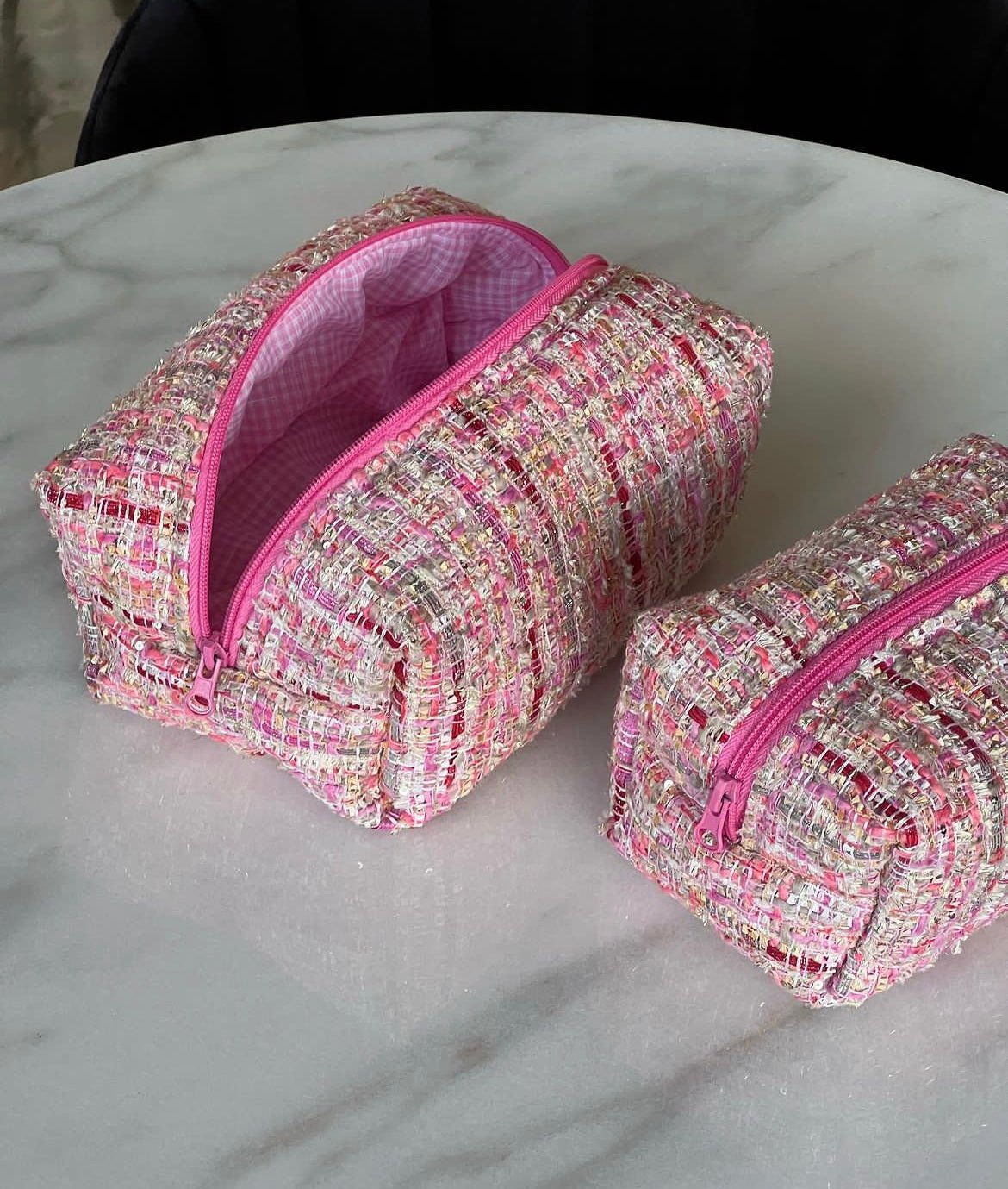 Tweed Cosmetic Bag by Beauty Matters - Beauty Matters