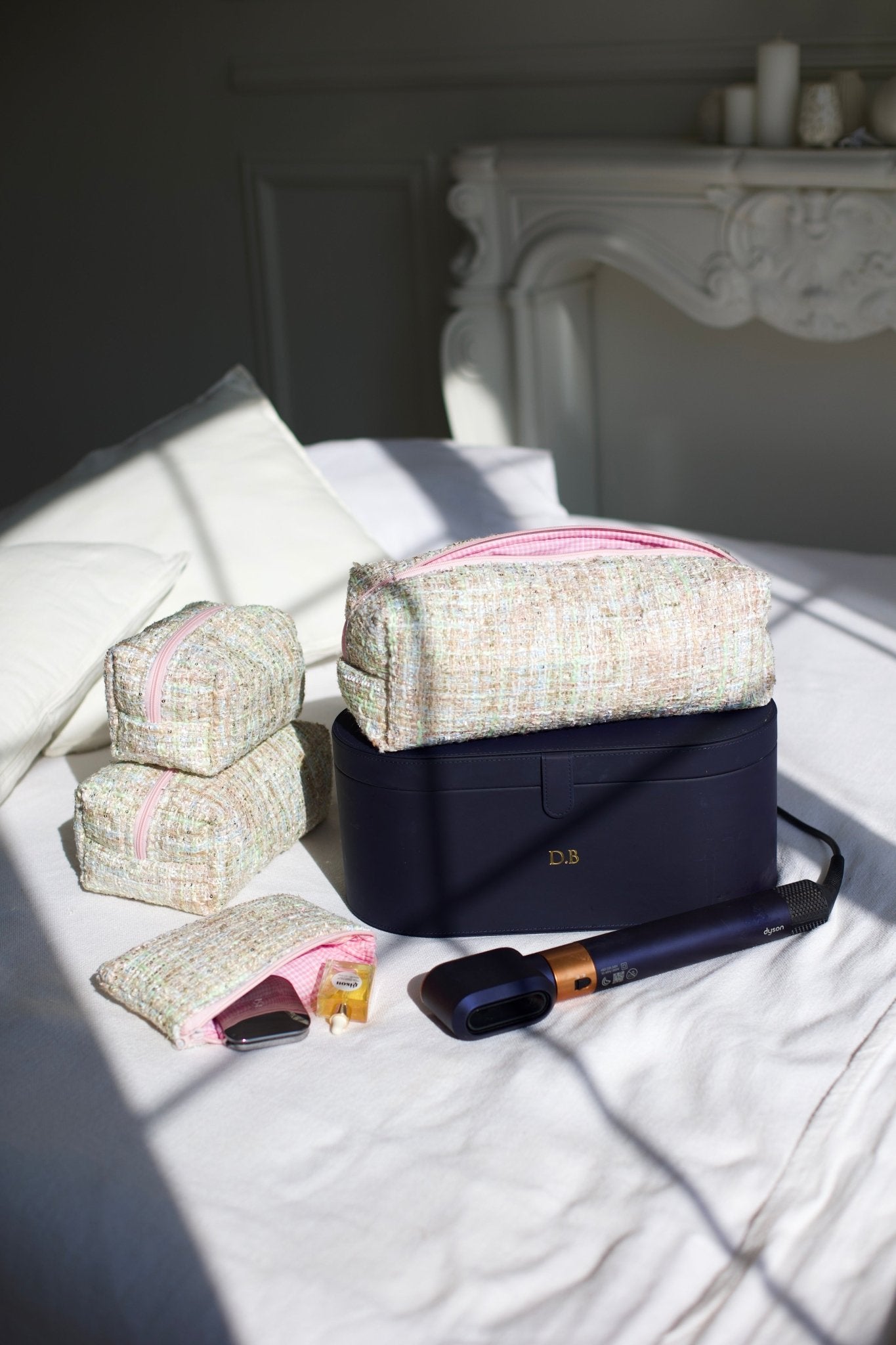 Tweed Cosmetic Bag by Beauty Matters | Beauty Matters